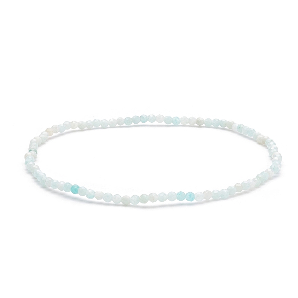 

PandaHall Natural Amazonite Beaded Stretch Bracelet, Gemstone Jewelry for Women, Wide: 2mm, Inner Diameter: 2-1/4 inch(5.7cm) Amazonite
