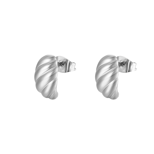 

PandaHall Stainless Steel Horn Shape Stud Earrings for Women Stainless Steel Horn