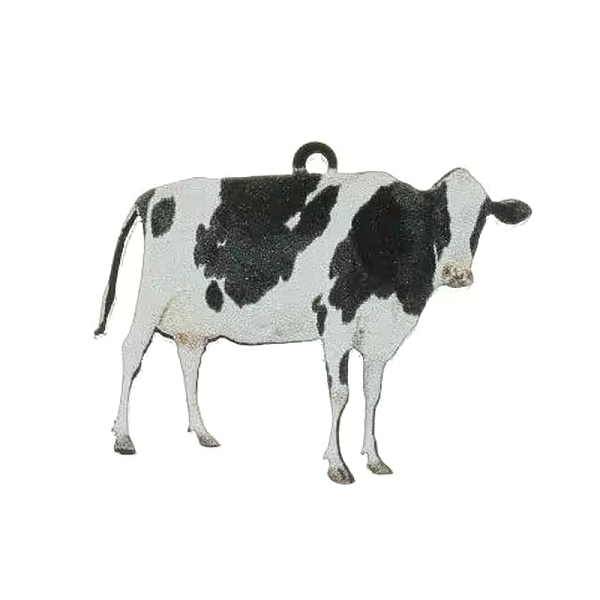 

PandaHall Cute Simulation Animal Opaque Acrylic Pendants, Cattle, 35x26.5x3mm, Hole: 1.2mm, 10pcs/bag Acrylic Cattle