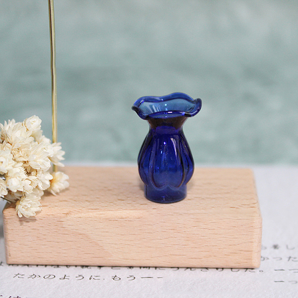 

PandaHall High Borosilicate Glass Vase Miniature Ornaments, Micro Landscape Garden Dollhouse Accessories, Pretending Prop Decorations, with...