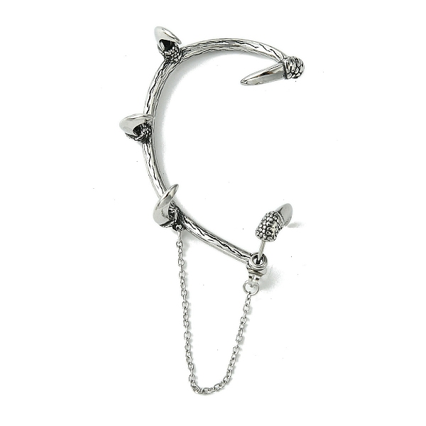 

PandaHall 316 Surgical Stainless Steel Cuff Earrings, with Chain, Right, 80x41.5mm 316 Surgical Stainless Steel Others