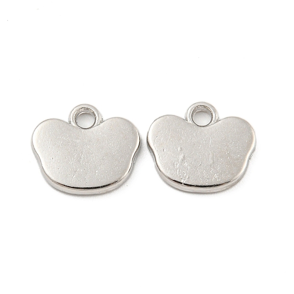 

PandaHall Alloy Pendant, Bear, Platinum, 9x11x1.5mm, Hole: 1.6mm Alloy Bear