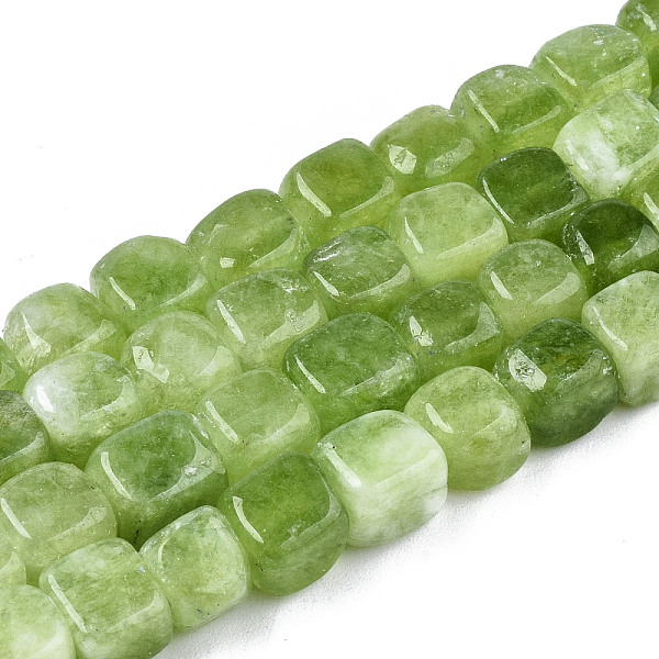 

PandaHall Natural Dolomite Beads Strands, Dyed, Cube, Yellow Green, 7~8x7~8x7~8mm, Hole: 1.2mm, about 50~52pcs/strand, 14.76 inch~15.35...