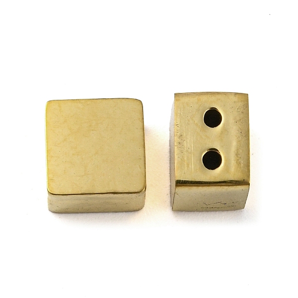 

PandaHall Ion Plating(IP) 304 Stainless Steel Multi-Strand Links, Rectangle, Golden, 7.5x8x6mm, Hole: 1.2mm 304 Stainless Steel Rectangle