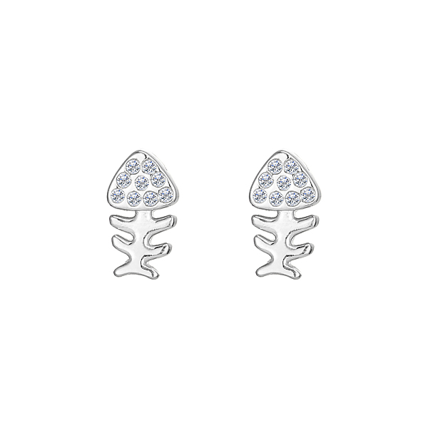 

PandaHall Cute Stainless Steel Fish Stud Earrings for Women Stainless Steel Fish
