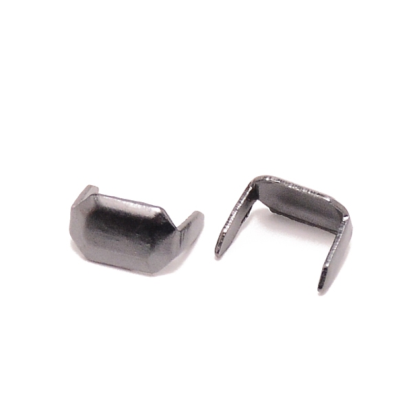 

PandaHall Bras Claps, for Belt, Bag Replacement Accessories, Rectangle, Gunmetal, 5x8x7mm Brass Rectangle
