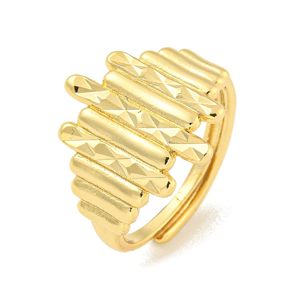 Anillo de pu�o abierto de lat�n para mujer