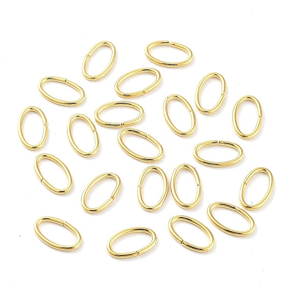 

PandaHall 304 Stainless Steel Jump Rings, Closed Jump Rings, Oval, Real 18K Gold Plated, 6x10x1mm, Inner Diameter: 4x8mm 304 Stainless Steel...