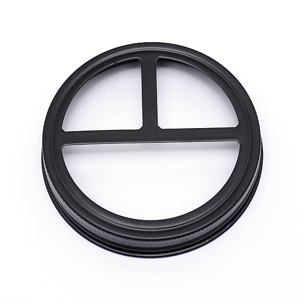 

PandaHall 304 Stainless Steel Tooth Lid, Flat Round, Matte Gunmetal Color, 90x17mm, Hole: 31.5x31.5/32x70mm, Inner Size: 84mm Stainless...