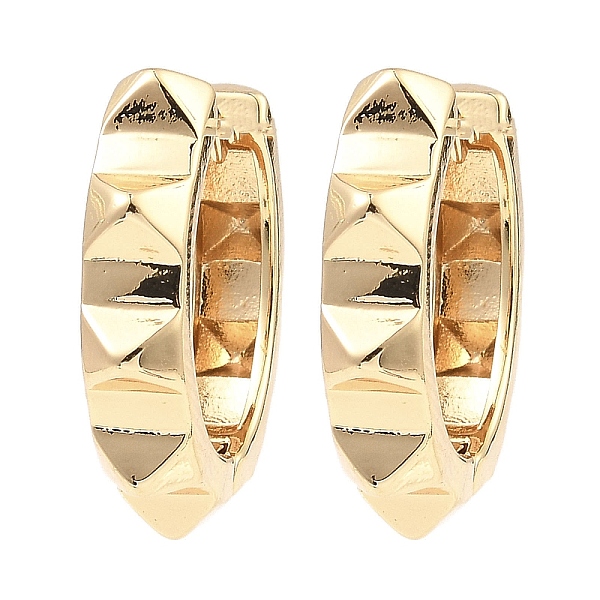 

PandaHall Brass Spike Hoop Earrings, Ring, Light Gold, 20x21x4.5mm Brass