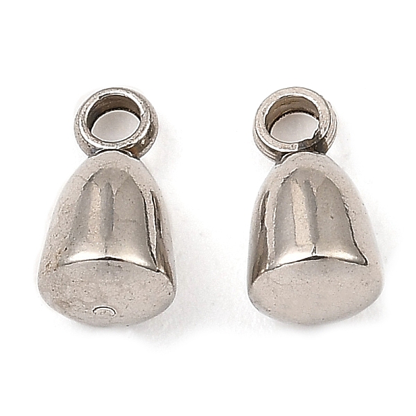 

PandaHall 201 Stainless Steel Tail Chain Drop Charms, Stainless Steel Color, 7.5x4mm, Hole: 1.4mm 201 Stainless Steel Teardrop