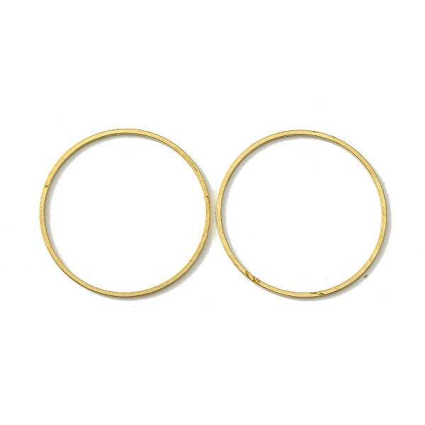 

PandaHall Brass Linking Rings, Flat Ring, Raw(Unplated), 25x0.7mm, Inner Diameter: 23.5mm Brass Ring