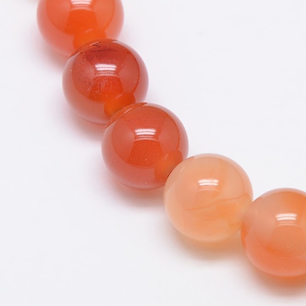 

PandaHall Natural Carnelian Beads Strands, Round, Grade A, 12mm, Hole: 1mm, about 32pcs/strand, 16 inch Carnelian Round Red