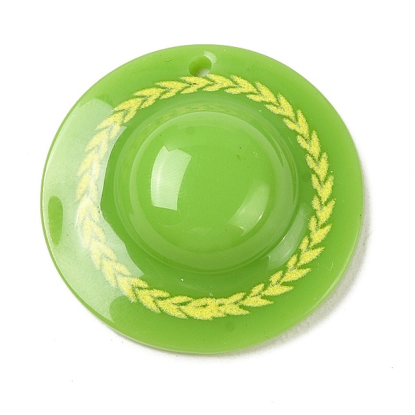

PandaHall Acrylic Pendants, Hat, Green, 29x8.5mm, Hole: 2mm Acrylic Hat Green