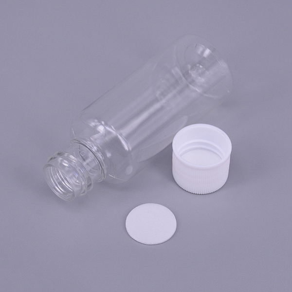 30 Ml Plastikglas Mit Weißer Schraubkappe