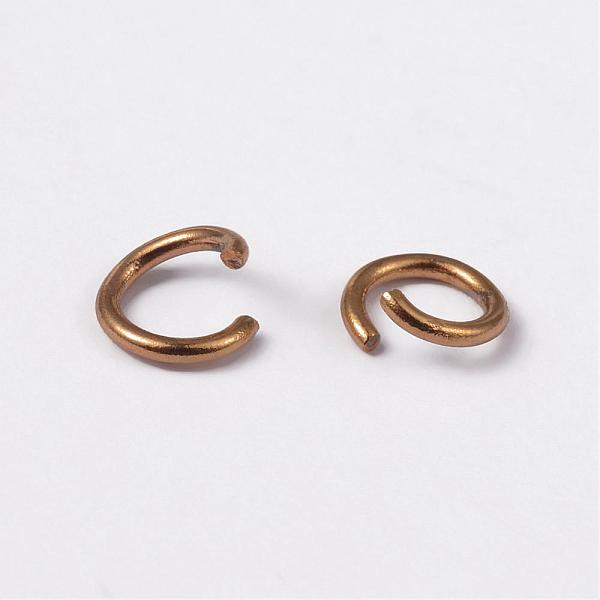 

PandaHall Ion Plating(IP) 304 Stainless Steel Open Jump Rings, Golden, 18 Gauge, 6x1mm, Inner Diameter: 4mm 304 Stainless Steel