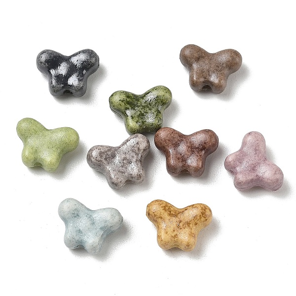 Vintage Handmade Porcelain Beads
