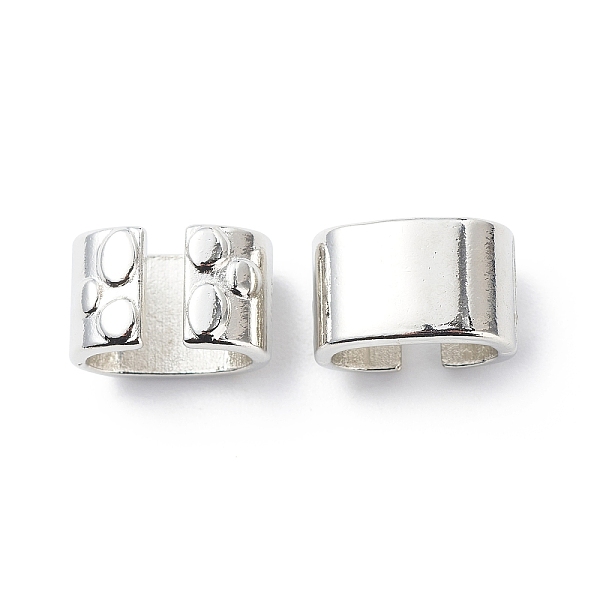 

PandaHall Alloy Slide Charms, Rectangle, Platinum, 12x8mm, Inner Diameter: 5x10mm Alloy Rectangle