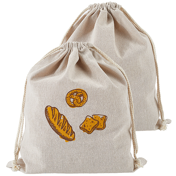 2Pcs Linen Bread Pr… - image