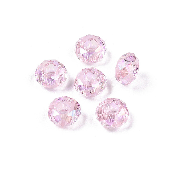 Transparent Glass European Beads