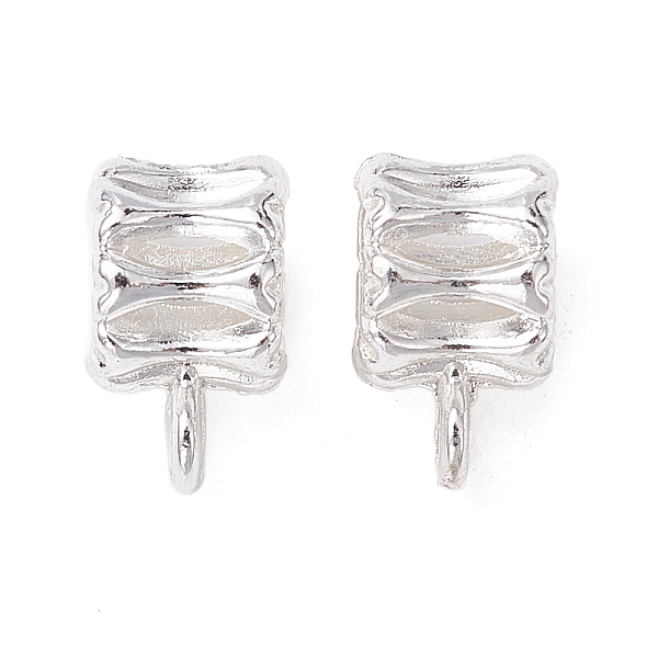 

PandaHall Alloy Tube Bails, Long-Lasting Plated, Loop Bails, Barrel, Silver, 10x6.5x7mm, Hole: 1.2mm, Inner Diameter: 5mm Alloy Barrel