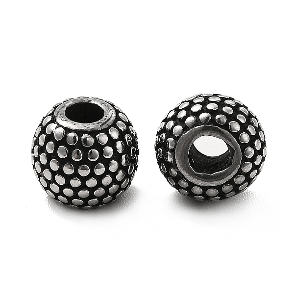 

PandaHall 304 Stainless Steel Beads, Rondelle, Antique Silver, 8x6.5mm, Hole: 2.7mm 304 Stainless Steel Rondelle