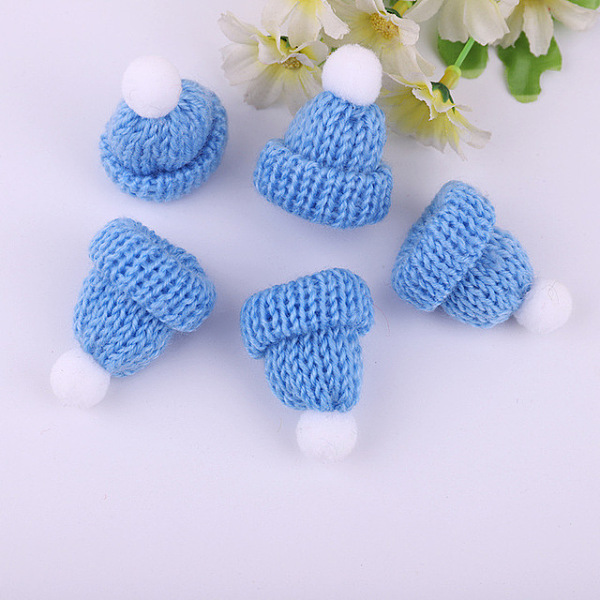 

PandaHall Polyester Doll Woolen Hat, for Accessories Decorate Doll, Cornflower Blue, 60x43x12.5mm Polyester Hat