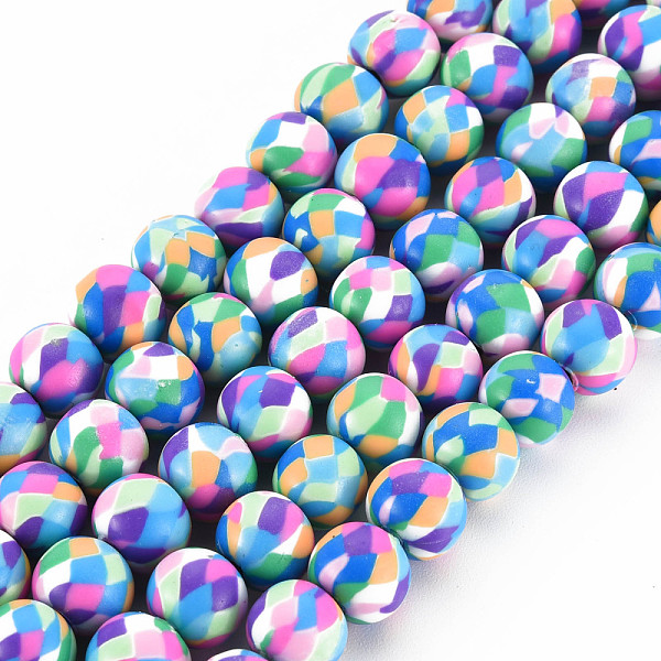 

PandaHall Handmade Polymer Clay Beads Strands, for DIY Jewelry Crafts Supplies, Round, Medium Sea Green, 8.5~9x8mm, Hole: 1.8mm, about...