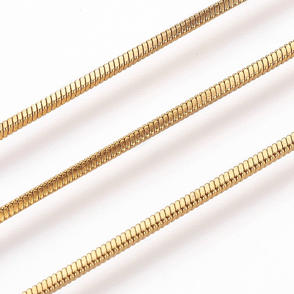 

PandaHall Ion Plating(IP) Handmade 304 Stainless Steel Coreana Chains, with Spool, Soldered, Golden, 0.9x0.9mm, about 32.8 Feet(10m)/roll...