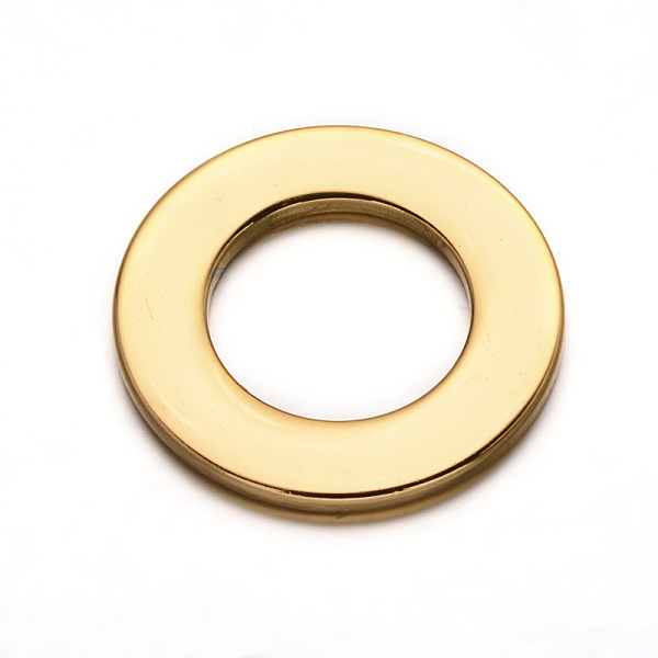 

PandaHall 304 Stainless Steel Linking Rings, Golden, 31x2mm, Hole: 18mm 304 Stainless Steel Ring