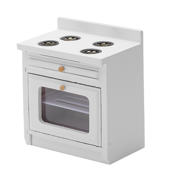 

PandaHall Miniature Wooden Kitchen Furniture, Kitchen Stove for Dollhouse Accessories Pretending Prop Decorations, Light Grey, 51x75x90mm...