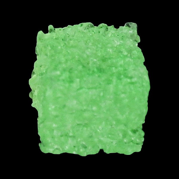 

PandaHall Luminous Resin Cabochons, Cube Candy, Glow in Dark, Pale Green, 13x13x11.5mm Resin Cube