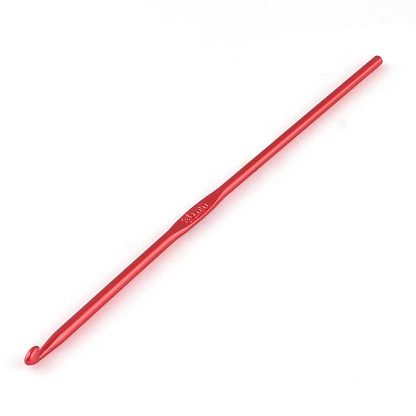 

PandaHall Random Single Color Aluminum Crochet Hooks, Single Color per Bag, Pin: 3.0mm, 148x2.0mm Aluminum Multicolor
