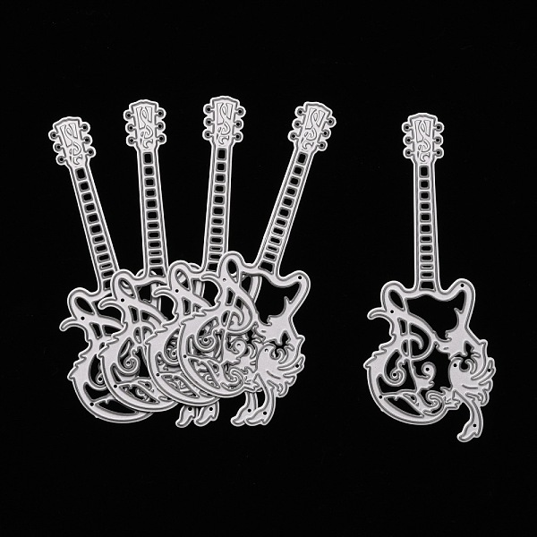 

PandaHall Guitar Carbon Steel Cutting Dies Stencils, for DIY Scrapbooking/Photo Album, Decorative Embossing DIY Paper Card, Matte Platinum...