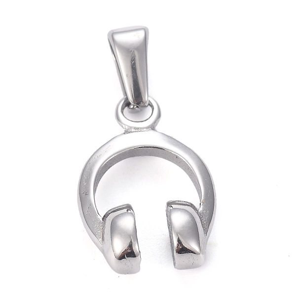 

PandaHall 304 Stainless Steel Pendants, Headset, Antique Silver, 15.5x11.5x4.5mm, Hole: 4.5x2.5mm 304 Stainless Steel Musical Instruments