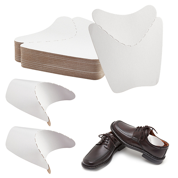 

PandaHall Paper Cardboard for Men's Shoe Supports, Shoe Trees for Packaging, Shoe Shapers, White, 150x150x0.4mm Plastic White