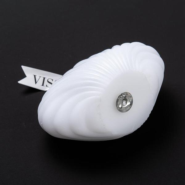 

PandaHall Shell Shaped Aromatherapy Smokeless Candles, with Box, for Wedding, Party, Votives, Oil Burners and Christmas Decorations, Beige..., Yellow