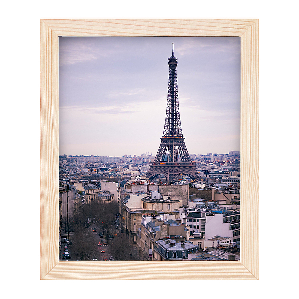 

PandaHall Wood Picture Frame, for Wall Hanging and Tabletop Display, Rectangle, PapayaWhip, 284x235x21mm, Inner Diameter: 243x193mm, Hole..., Orange