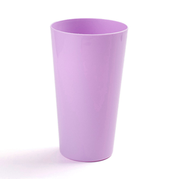 

PandaHall Polypropylene(PP) Cups, Blank Reusable Drink Tumblers, for DIY Projects or BBQ Picnics, Purple, 8.55x14.95cm Plastic None Purple