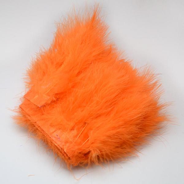 

PandaHall Fashion Feather Cloth Strand Costume Accessories, Dark Orange, 120~190x28~56mm, about 2m/bag Feather Feather Orange