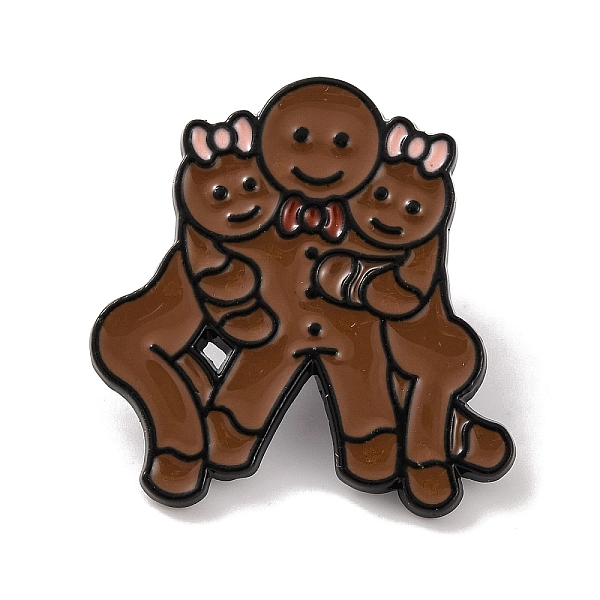Christmas Theme Gingerbread Enamel Pins