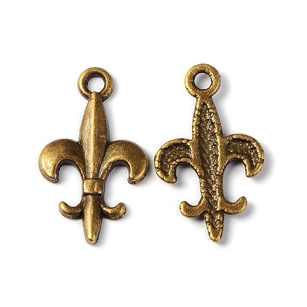 

PandaHall Tibetan Style Alloy Pendants, Lead Free, Nickel Free and Cadmium Free, Fleur De Lis, Antique Bronze Color, 19mm long, 12mm wide...