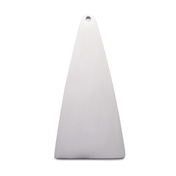 

PandaHall 304 Stainless Steel Pendants, Stamping Blank Tag, Triangle, Stainless Steel Color, 40x19x1mm, Hole: 1.2mm 304 Stainless Steel...