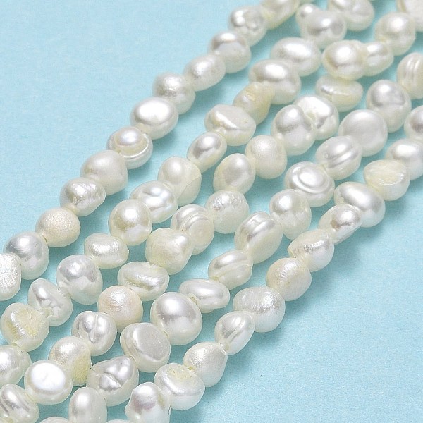 

PandaHall Natural Cultured Freshwater Pearl Beads Strands, Two Sides Polished, Linen, 3~4.5x3~3.5x2.5~3mm, Hole: 0.5mm, about..., Brown