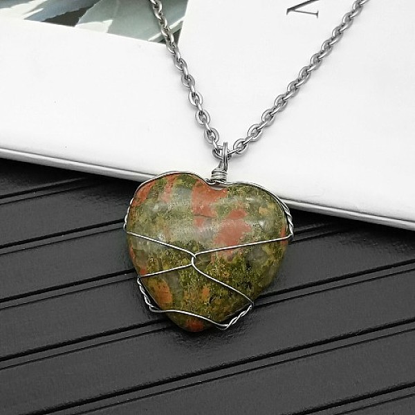 Natural Unakite Pen… - image