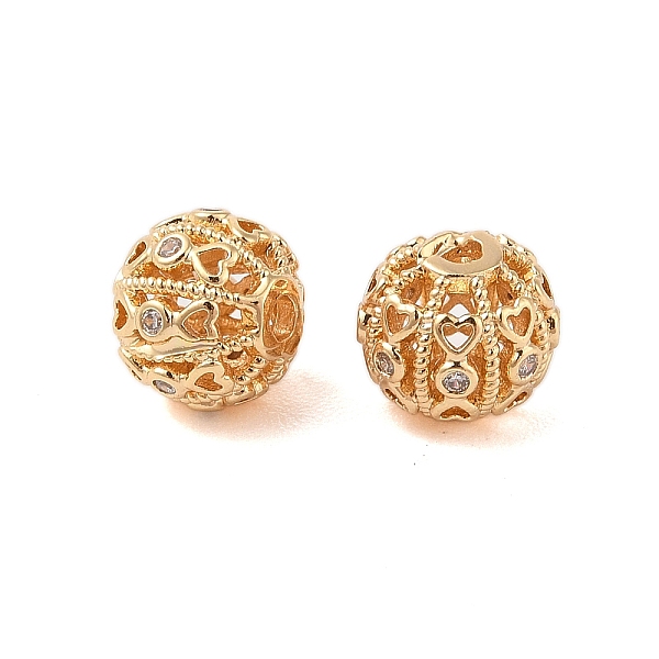 Brass Micro Pave Cl… - image