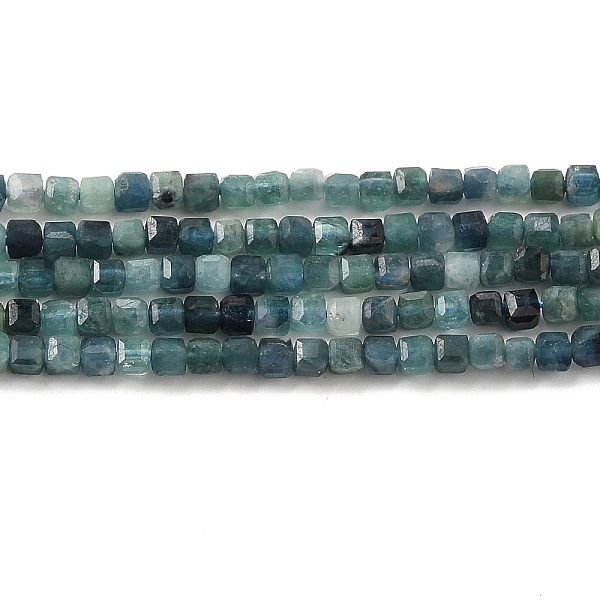 

PandaHall Natural Blue Tourmaline Beads Strands, Cube, Faceted, Grade AA, 2.5x2.5x2.5mm, Hole: 0.5mm, about 189pcs/strand, 15.75''(40cm)...