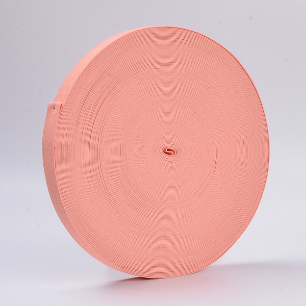 

PandaHall Colored Flat Elastic Rubber Band, Webbing Garment Sewing Accessories, Dark Salmon, 25mm, about 43.74 yards(40m)/roll Elastic Fibre..., Red