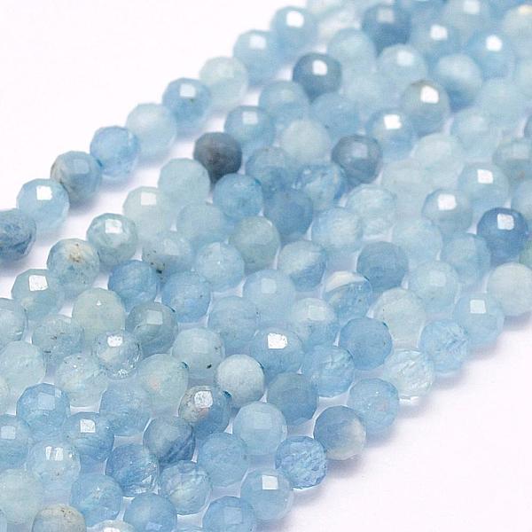 Natural Aquamarine Beads Strands