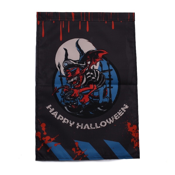 

PandaHall Garden Flag for Halloween, Double Sided Polyester House Flags, for Home Garden Yard Office Decorations, Demon, Colorful...